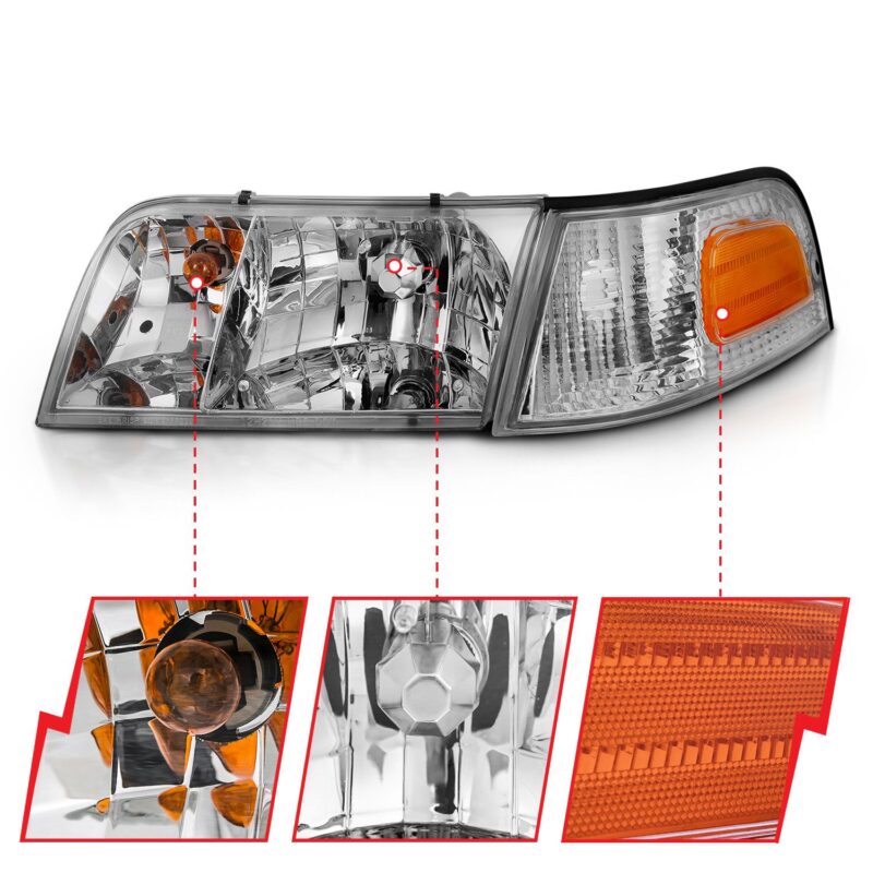 ANZO USA - Crystal Headlights - 121556