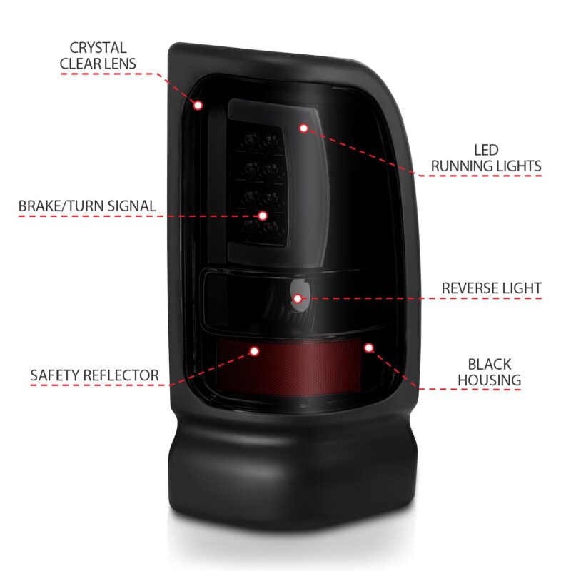 ANZO USA - Tail Light Assembly - 311340