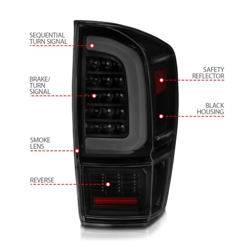 ANZO USA - Tail Light Assembly - 311401