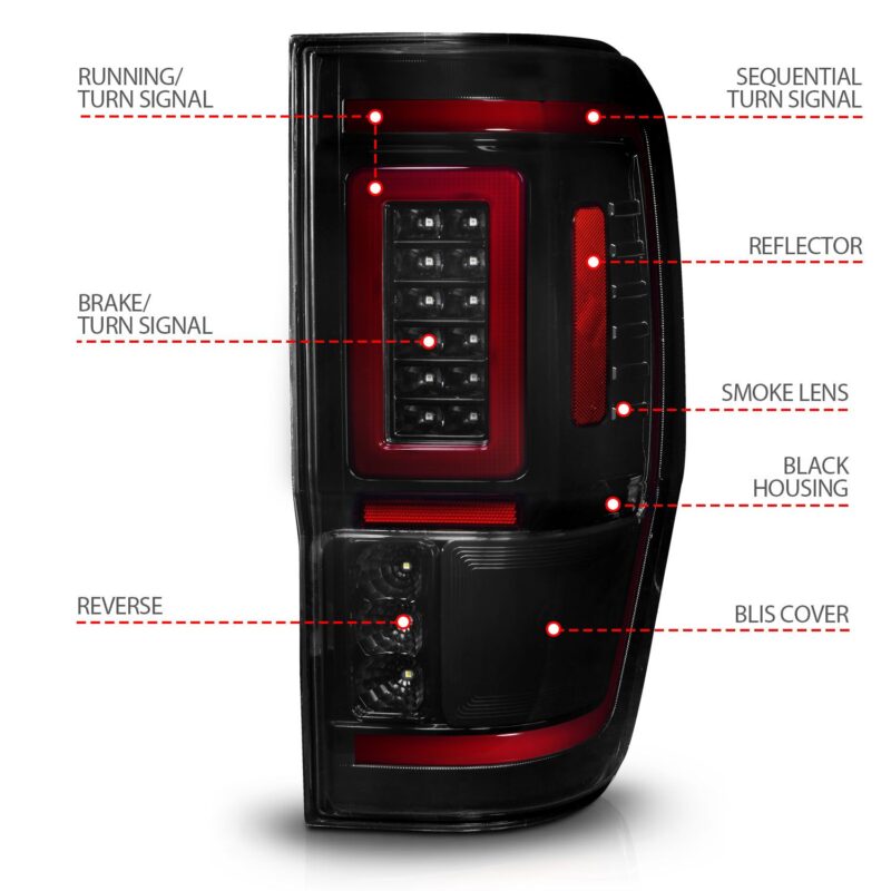 ANZO USA - Tail Light Assembly - 311447