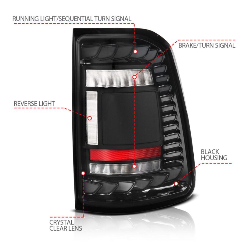 ANZO USA - Tail Light Assembly - 311480A