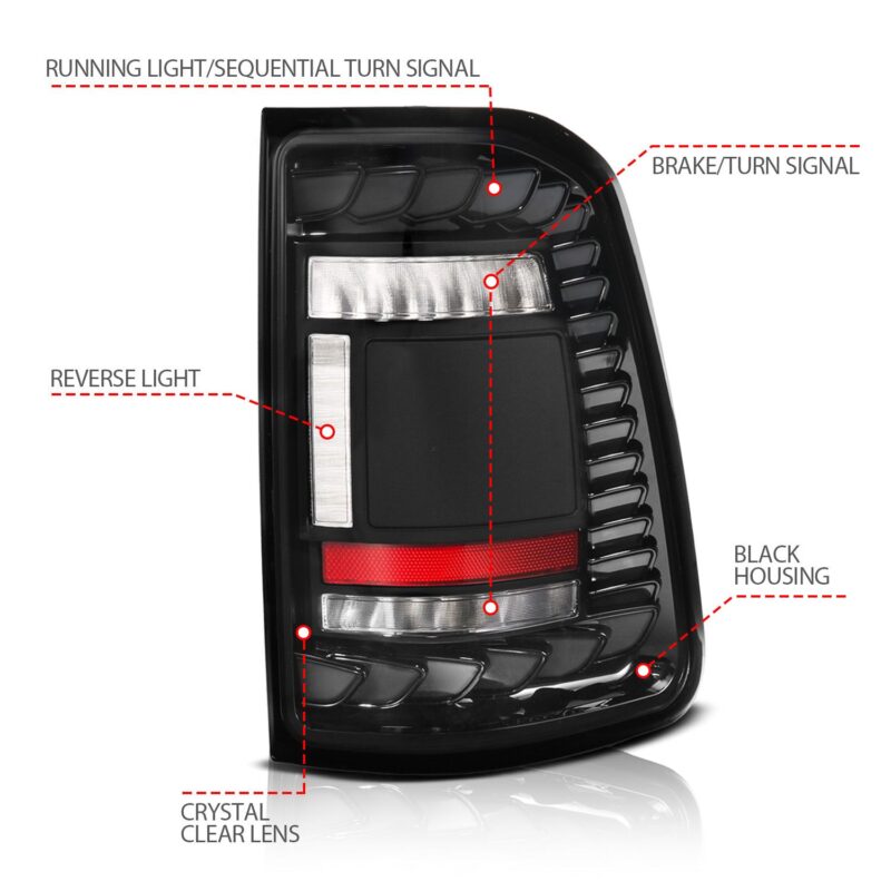 ANZO USA - Tail Light Assembly - 311481A