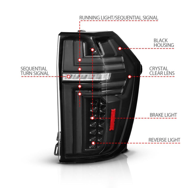 ANZO USA - Tail Light Assembly - 311483A