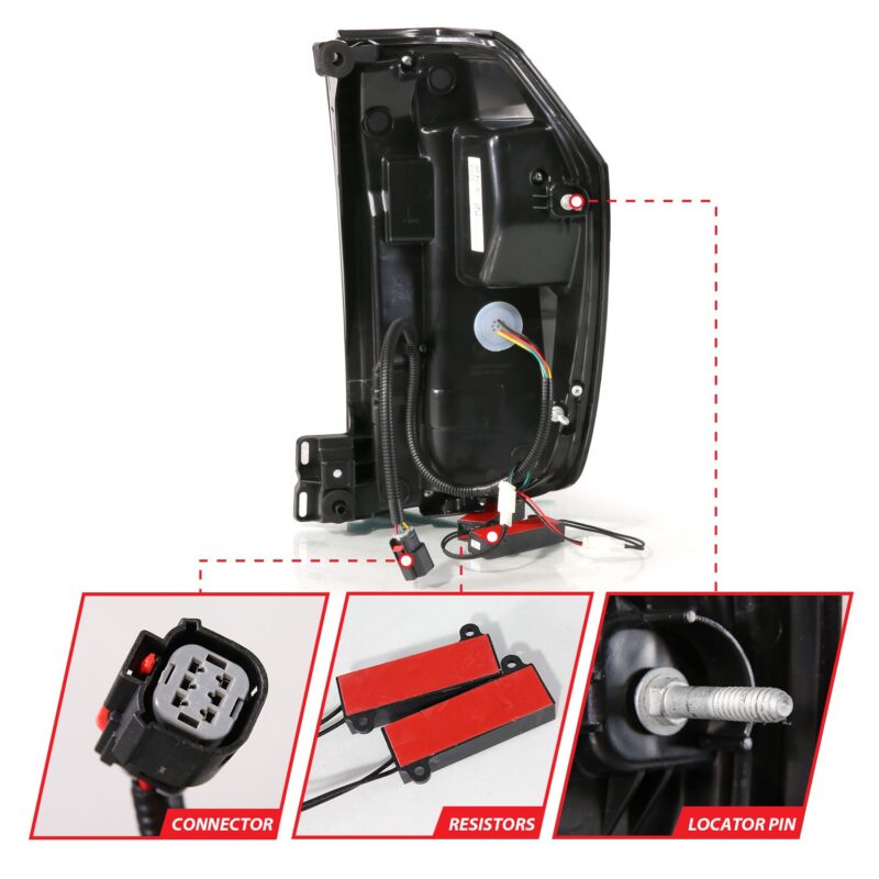 ANZO USA - Tail Light Assembly - 311483A