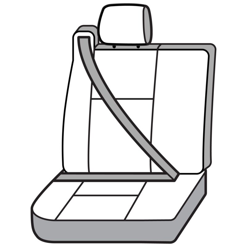 Covercraft SeatSaver Custom Seat Cover - Polycotton Misty Grey