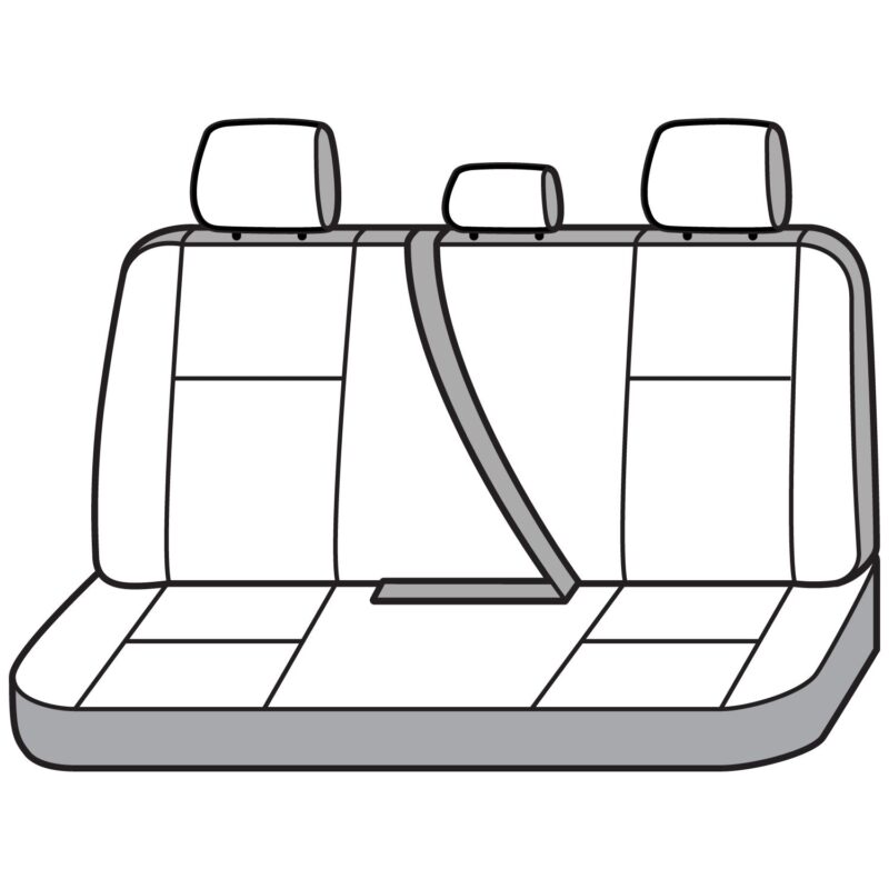 Covercraft SeatSaver Custom Seat Cover - Polycotton Grey