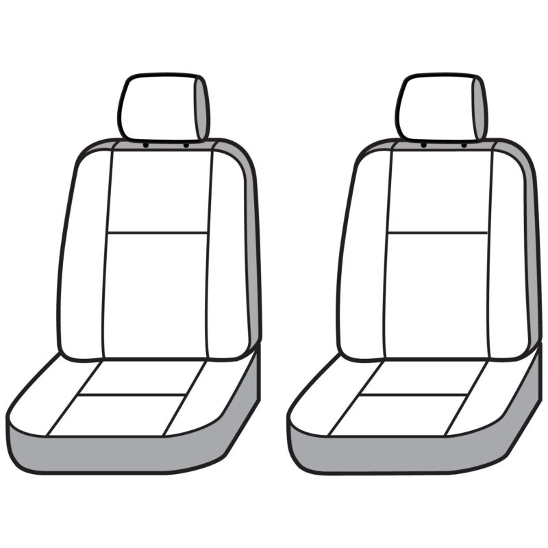 Covercraft SeatSaver Custom Seat Cover - Polycotton Charcoal