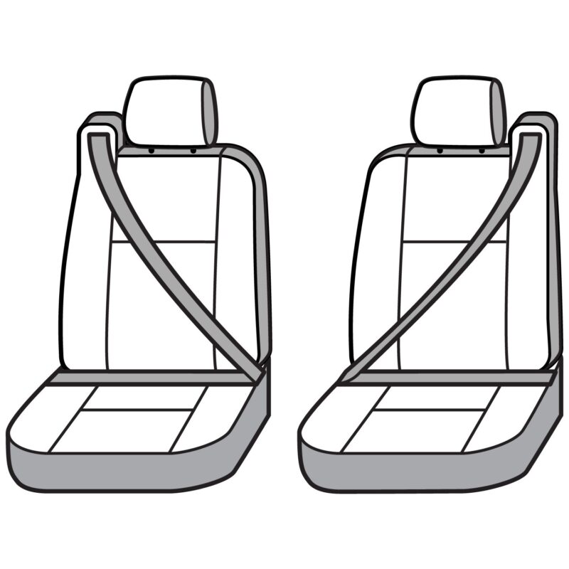 Covercraft SeatSaver Custom Seat Cover - Polycotton Misty Grey