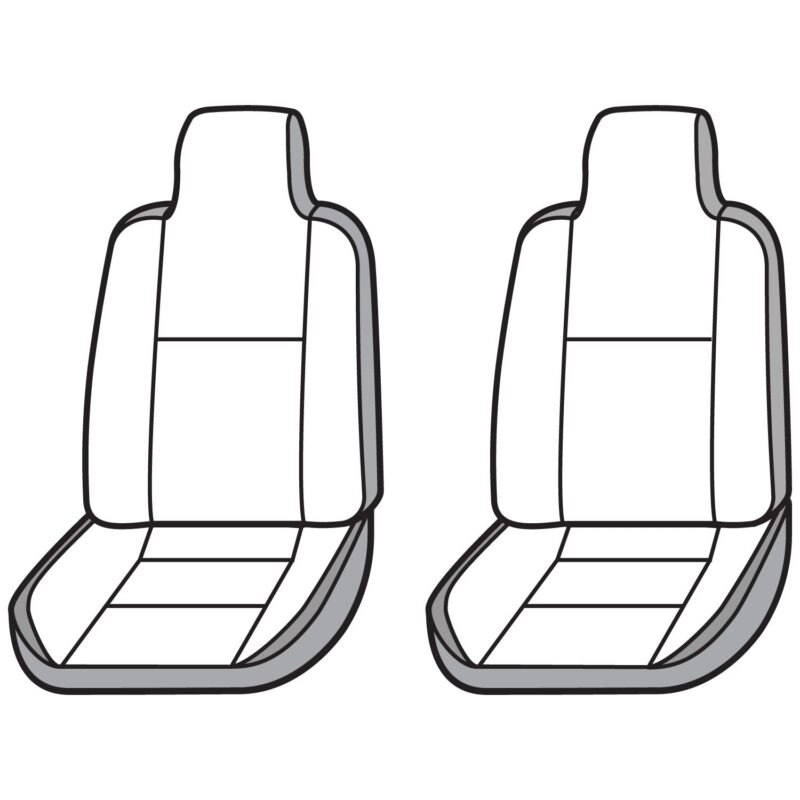 Covercraft SeatSaver Custom Seat Cover - Polycotton Misty Grey