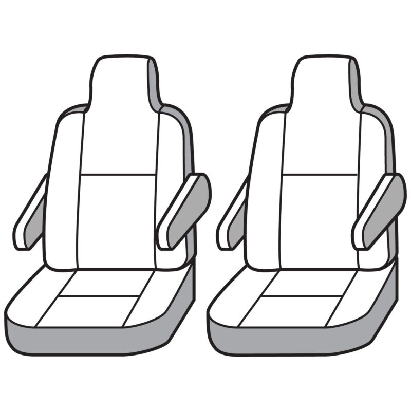 Covercraft SeatSaver Custom Seat Cover - Polycotton Charcoal