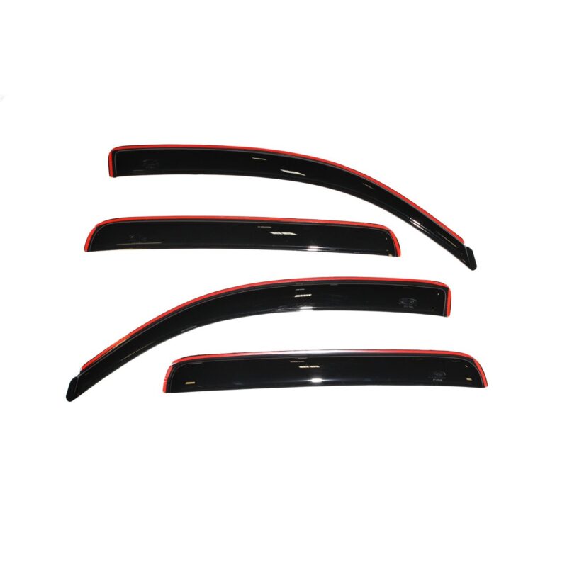 Auto Ventshade 194056 In-Channel Ventvisor Side Window Deflector, 4-Piece Set for 2005-2015 Toyota Tacoma Crew Cab