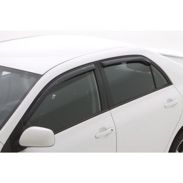 Auto Ventshade 194073 In-Channel Ventvisor Side Window Deflector, 4-Piece Set for 2009-2013 Toyota Corolla