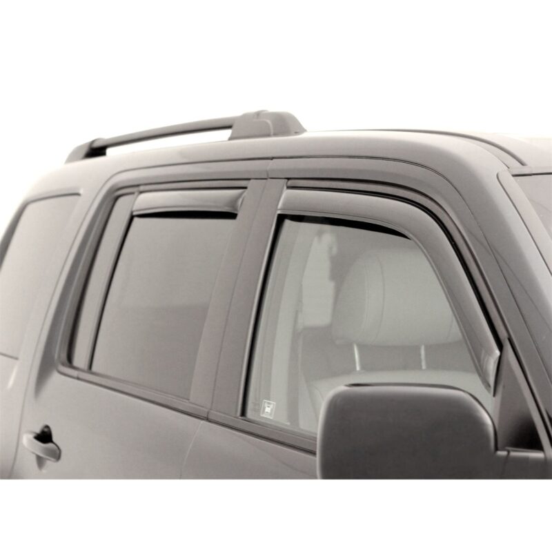 Auto Ventshade 194084 In-Channel Ventvisor Side Window Deflector, 4-Piece Set for 2009-2015 Honda Pilot