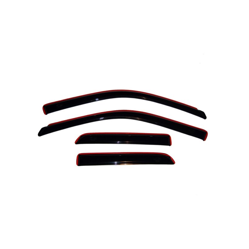 Auto Ventshade 194171 In-Channel Ventvisor Side Window Deflector, 4-Piece Set for 19-23 Honda Passport