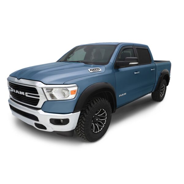 Auto Ventshade 194109 In-Channel Ventvisor Side Window Deflector, 4-Piece Set for 2009-2018 Dodge 1500 Crew Cab, 2010-2023 Ram 2500/3500 w/Crew/Mega Cab; 2019-2023 Ram 1500 Classic Crew Cab