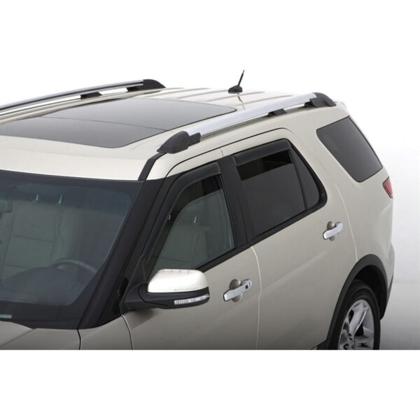 Auto Ventshade 194293 In-Channel Ventvisor Side Window Deflector, 4-Piece Set for 2011-2019 Ford Explorer