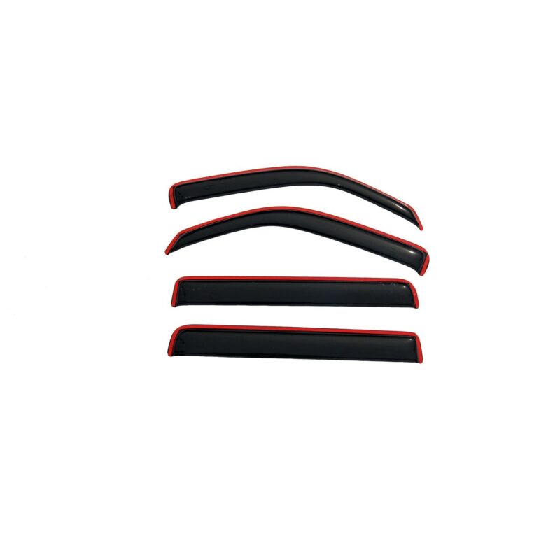 Auto Ventshade 194307 In-Channel Ventvisor Side Window Deflector, 4-Piece Set for 2007-2011 Dodge Nitro
