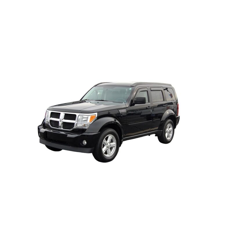 Auto Ventshade 194307 In-Channel Ventvisor Side Window Deflector, 4-Piece Set for 2007-2011 Dodge Nitro