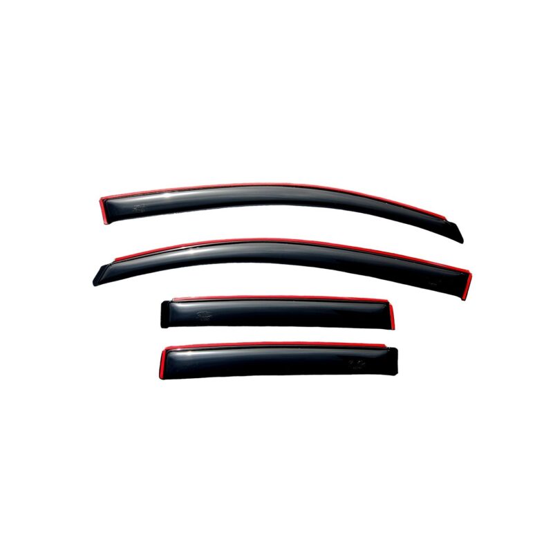 Auto Ventshade 194323 In-Channel Ventvisor Side Window Deflector, 4-Piece Set for 2007-2012 Dodge Caliber