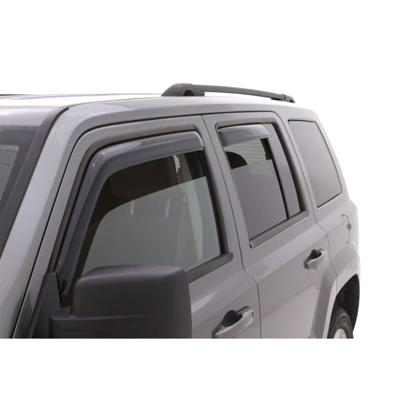 Auto Ventshade 194359 In-Channel Ventvisor Side Window Deflector, 4-Piece Set for 2007-2018 Jeep Patriot