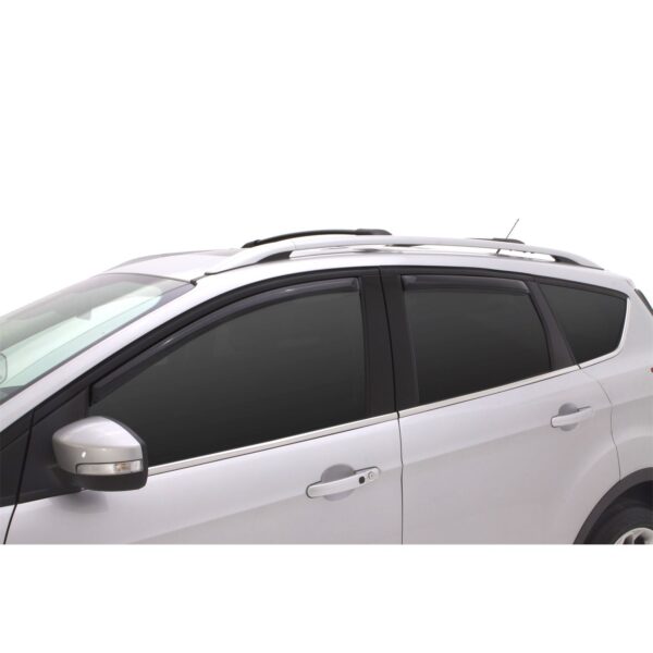 Auto Ventshade 194383 In-Channel Ventvisor Side Window Deflector, 4-Piece Set for 2013-2019 Ford Escape