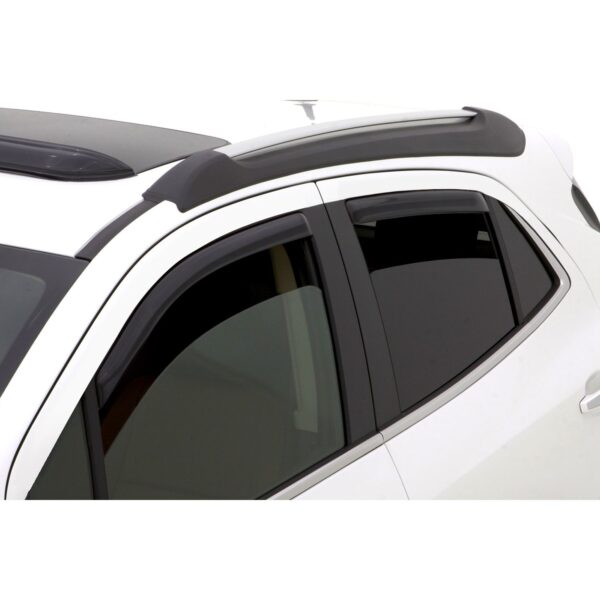 Auto Ventshade 194446 In-Channel Ventvisor Side Window Deflector, 4-Piece Set for 2013-2022 Buick Encore (Excl Encore GX), 2015-2022 Chevrolet Trax