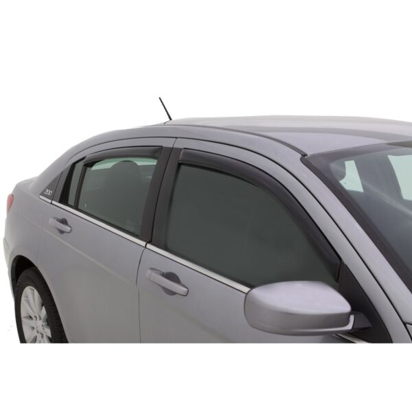 Auto Ventshade 194458 In-Channel Ventvisor Side Window Deflector, 4-Piece Set for 2007-2010 Chrysler Sebring, 2011-2014 Chrysler 200