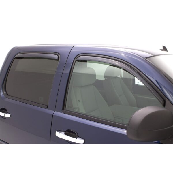 Auto Ventshade 194515 In-Channel Ventvisor Side Window Deflector, 4-Piece for 2007-2013 Chevrolet Silverado/GMC Sierra 1500, 2007-2014 Chevrolet Silverado/GMC Sierra 2500/3500, 2007-2013 Chevrolet Avalanche, 2007-2014 Chevrolet Suburban/GMC Yukon XL