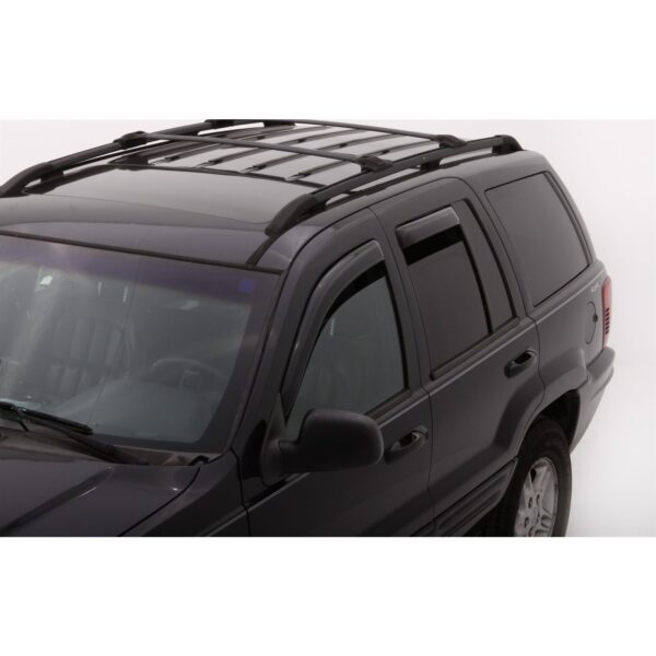 Auto Ventshade 194650 In-Channel Ventvisor Side Window Deflector, 4-Piece Set for 1999-2004 Jeep Grand Cherokee
