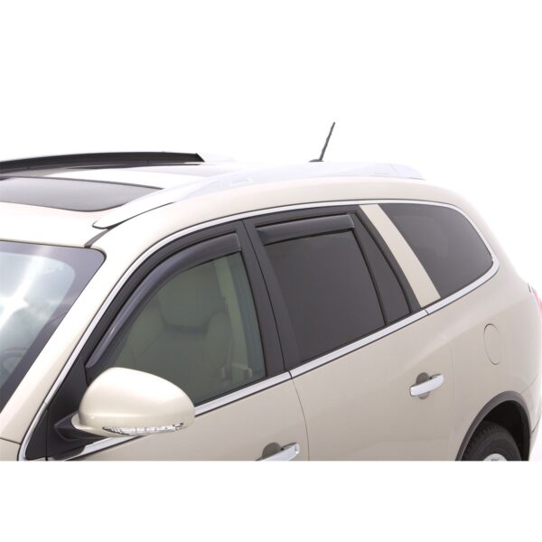 Auto Ventshade 194657 In-Channel Ventvisor Side Window Deflector, 4-Piece Set for 2008-2017 Buick Enclave