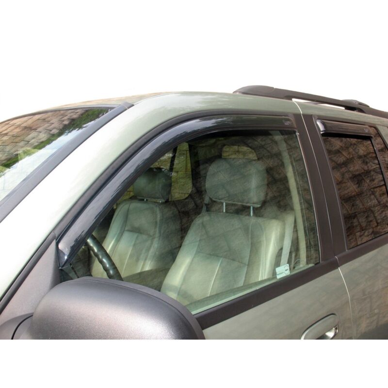 Auto Ventshade 194733 In-Channel Ventvisor Side Window Deflector, 4-Piece Set for 2002-2009 Chevrolet Trailblazer