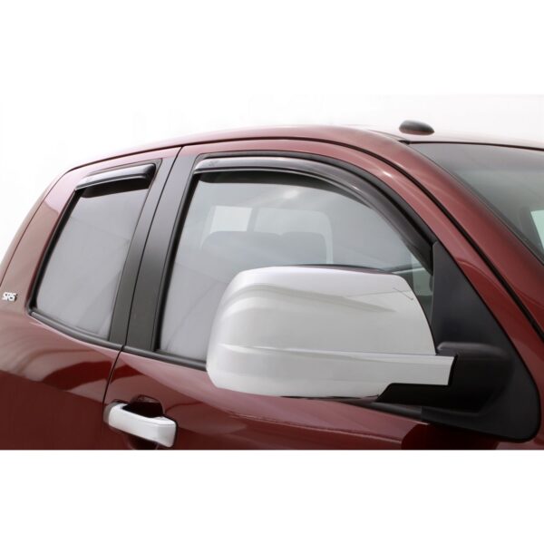 Auto Ventshade 194761 In-Channel Ventvisor Side Window Deflector, 4-Piece Set for 2007-2021 Toyota Tundra Double Cab