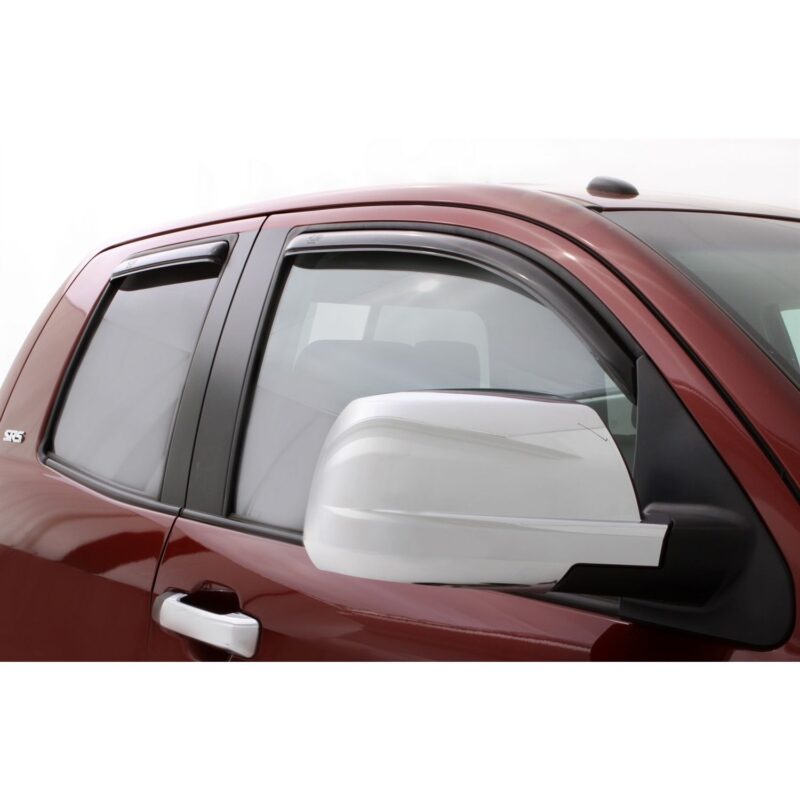 Auto Ventshade 194761 In-Channel Ventvisor Side Window Deflector, 4-Piece Set for 2007-2021 Toyota Tundra Double Cab
