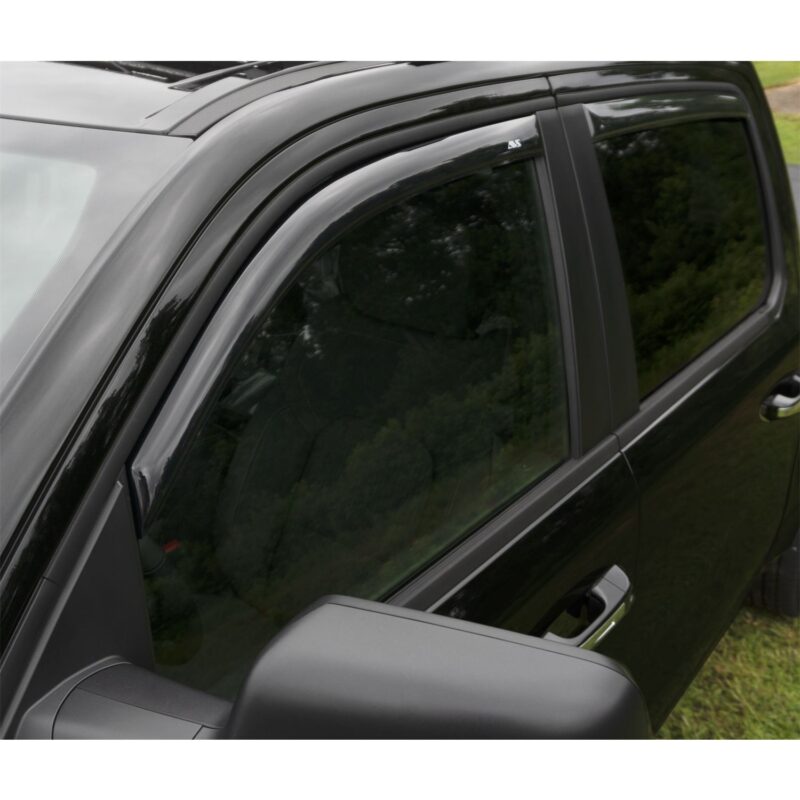 Auto Ventshade 194818 In-Channel Ventvisor Side Window Deflector, 4-Piece Set for 2019-2022 Ram 1500, Crew Cab