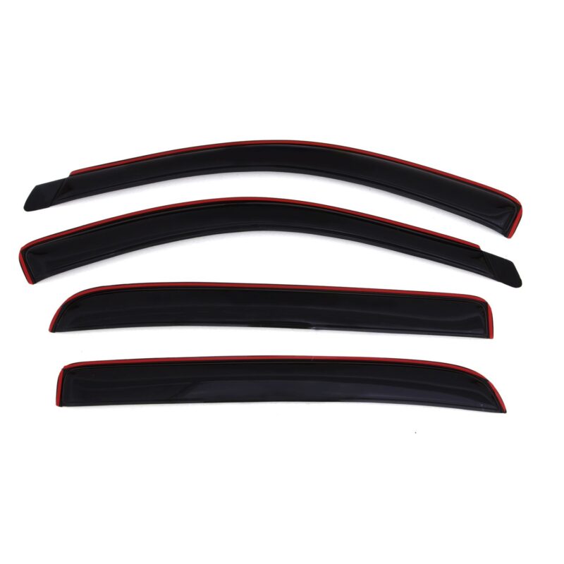 Auto Ventshade 194845 In-Channel Ventvisor Side Window Deflector, 4-Piece Set for 2006-2008 Dodge Ram 1500, 2006-2009 Ram 2500/3500 with Mega Cab