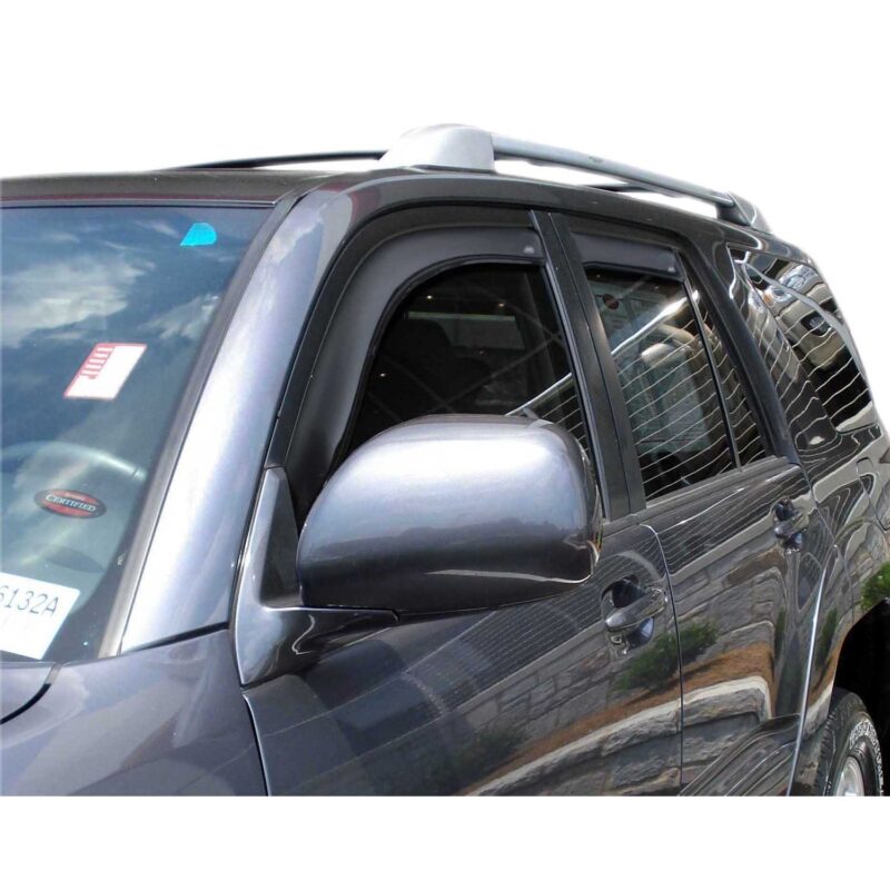Auto Ventshade 194924 In-Channel Ventvisor Side Window Deflector, 4-Piece Set for 2003-2009 Toyota 4Runner