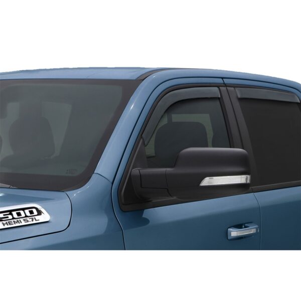 Auto Ventshade 194813 Ventvisor In-Channel Side Window Deflector, 4 pc set for 19-23 Ram 1500 Quad Cab