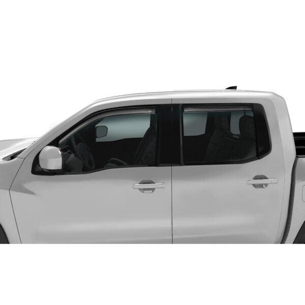Auto Ventshade 194788 In-Channel Ventvisor Side Window Deflector, 4-Piece Set for 22-23 Nissan Frontier, Crew Cab