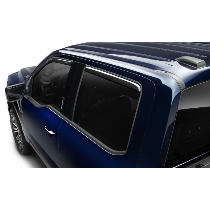 Auto Ventshade 194975 In-Channel Ventvisor Side Window Deflector, 4-Piece Set for 2015-2022 Ford F-150 SuperCrew