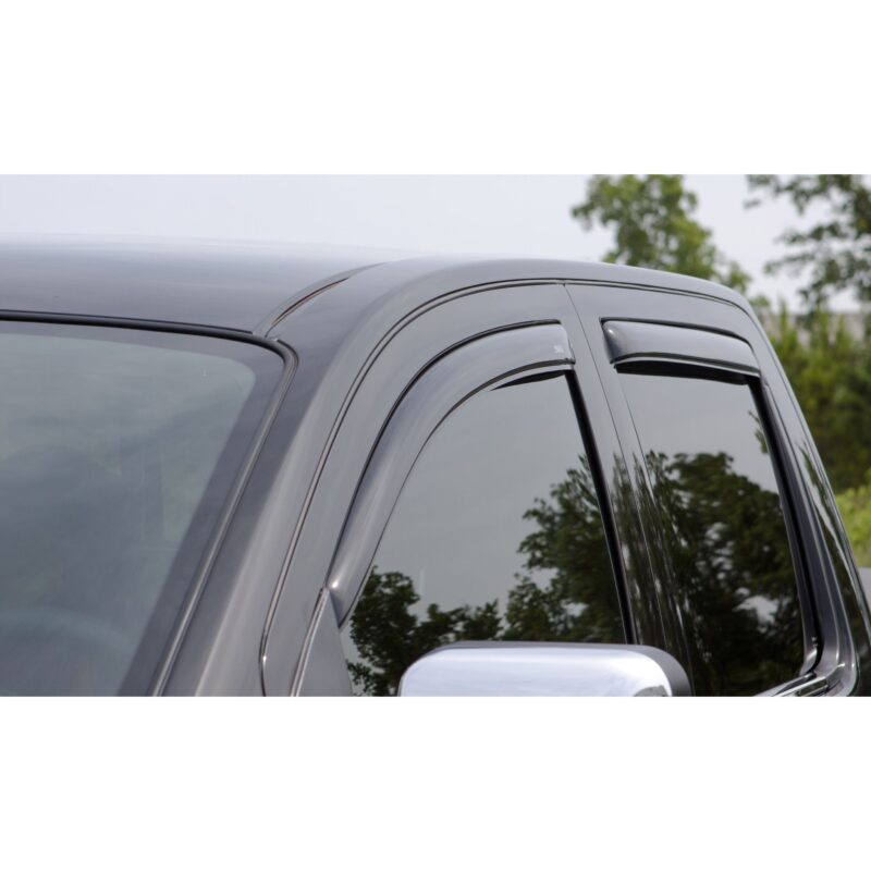 Auto Ventshade 194056 In-Channel Ventvisor Side Window Deflector, 4-Piece Set for 2005-2015 Toyota Tacoma Crew Cab