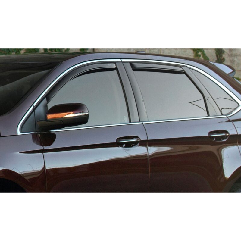 Auto Ventshade 194079 In-Channel Ventvisor Side Window Deflector, 4-Piece Set for 2009-2019 Ford Flex