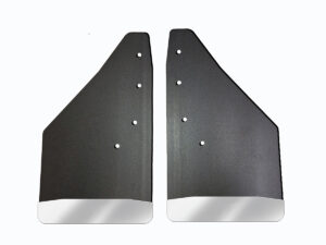 No Drill, Specific Design Rear Mud Flaps for the 2009-2014 Ford F150 Pickup with Stainless Steel Weights Pre-Installed; 12"W x 20.5"H