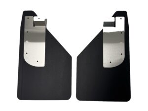 No Drill, Specific Design Front Mud Flaps for the 17+ Super Duty F250, F350, F450 and F550 Pickups Non-Weighted Version 12"W x 20.5"H
