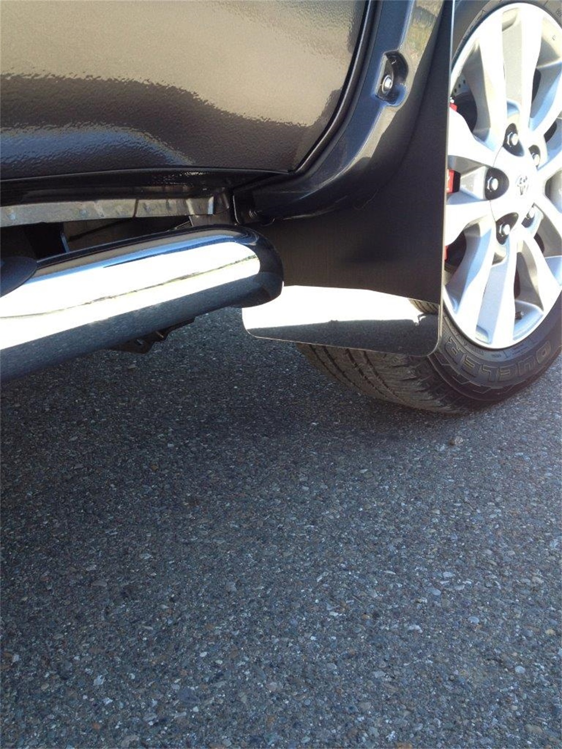 Universal 12" Mud Flaps with Stainless Steel Weights Pre-Installed; 12"W x 20.5"H - Image 3