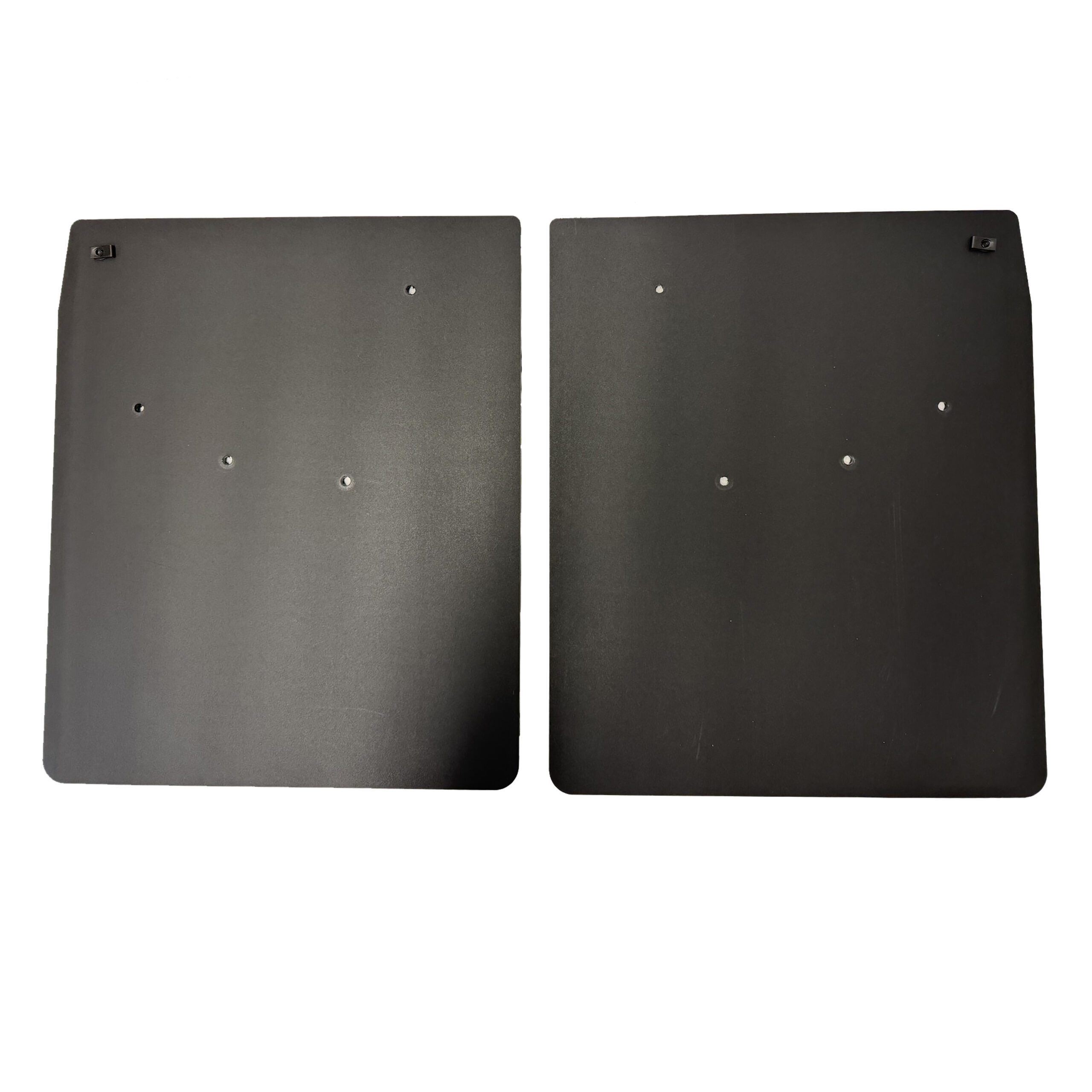 No Drill, Specific Design Rear Mud Flaps for the 20-25 Chevrolet 3500 Dually Pickup Non-Weighted Version; 20"W x 24"H