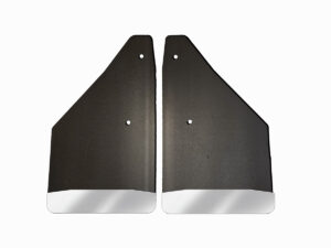 No Drill, Specific Design Rear Mud Flaps for the 2009-2018 Dodge Ram 1500 Pickup with Stainless Steel Weights Pre-Installed; 12"W x 20.5"H