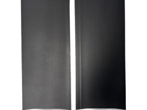 Universal Single Rear Wheel Flatbed Mud Flaps with Stainless Steel Weights Pre-Installed; 12"W x 30"H