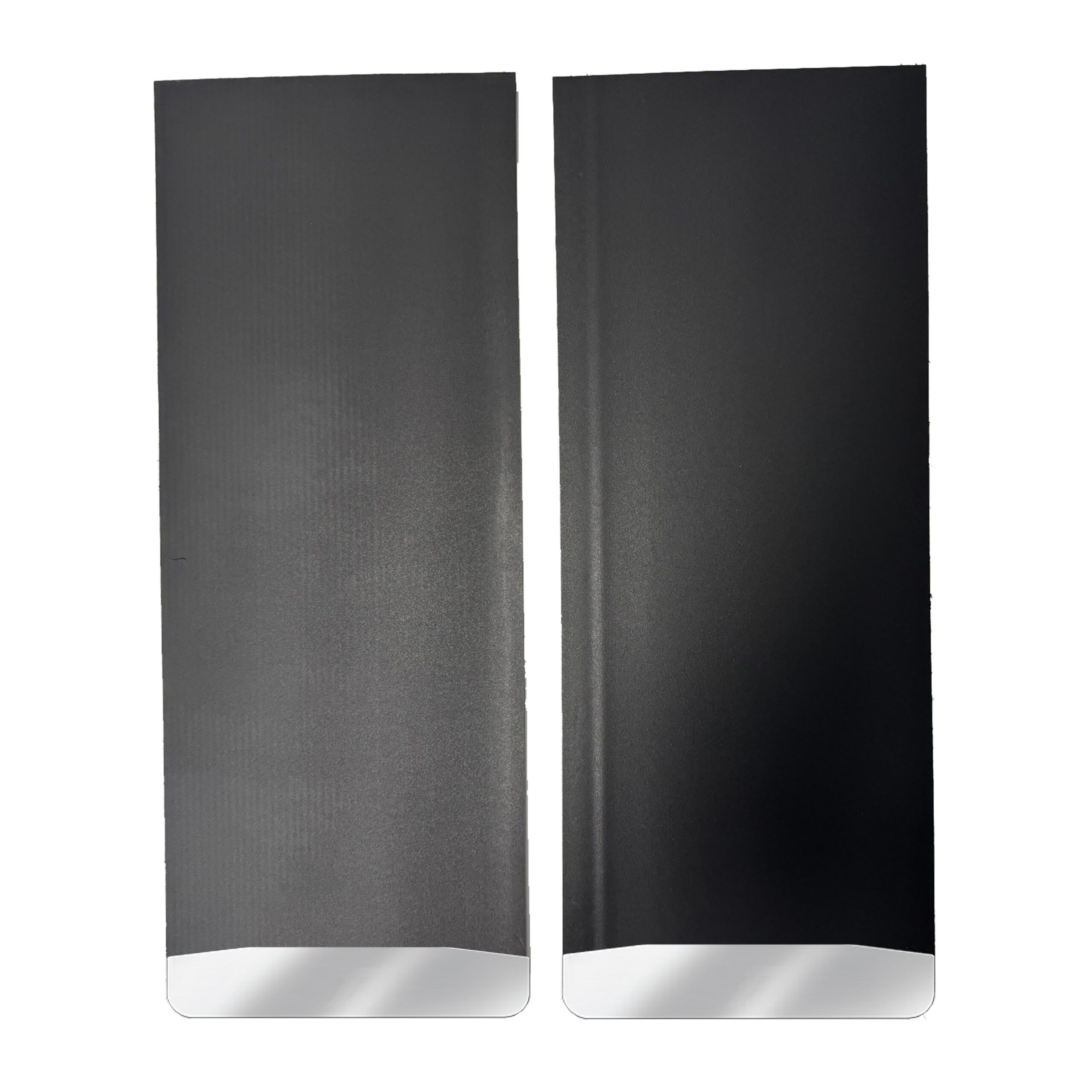 Universal Single Rear Wheel Flatbed Mud Flaps with Stainless Steel Weights Pre-Installed; 12"W x 30"H