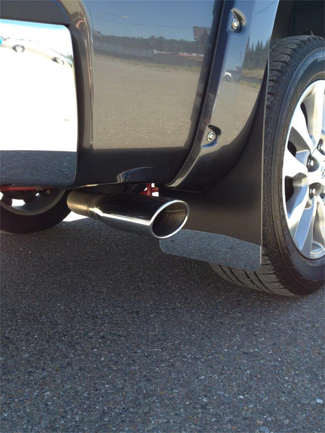 Universal 12" Mud Flaps with Stainless Steel Weights Pre-Installed; 12"W x 20.5"H - Image 2
