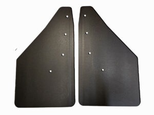 No Drill, Specific Design Rear Mud Flaps for the 2015-2020 Ford F150 Pickup with Stainless Steel Weights Pre-Installed; 12"W x 20.5"H